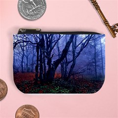 Beeches Autumn Foliage Forest Tree Mini Coin Purse by Wegoenart