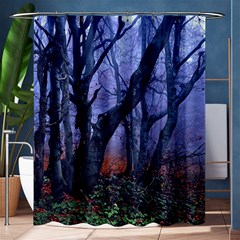 Beeches Autumn Foliage Forest Tree Shower Curtain 60  X 72  (medium)  by Wegoenart