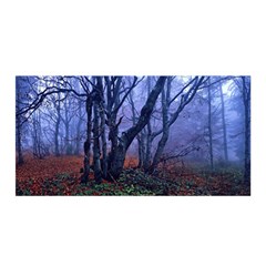 Beeches Autumn Foliage Forest Tree Satin Wrap by Wegoenart