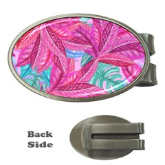 Leaves Tropical Reason Stamping Money Clips (oval)  by Wegoenart