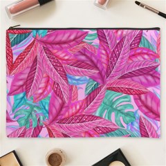 Leaves Tropical Reason Stamping Cosmetic Bag (xxxl) by Wegoenart