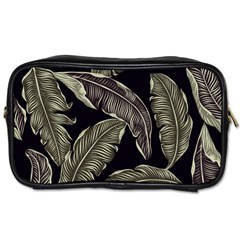 Jungle Leaves Tropical Pattern Toiletries Bag (two Sides) by Wegoenart