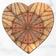 York Minster Chapter House Jigsaw Puzzle (heart) by Wegoenart