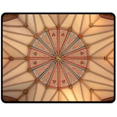 York Minster Chapter House Fleece Blanket (medium)  by Wegoenart