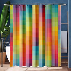 Pattern Background Colorful Abstract Shower Curtain 60  X 72  (medium)  by Wegoenart