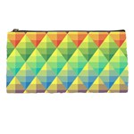 Background Colorful Geometric Pencil Cases Front