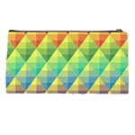 Background Colorful Geometric Pencil Cases Back