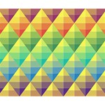 Background Colorful Geometric Deluxe Canvas 14  x 11  (Stretched) 14  x 11  x 1.5  Stretched Canvas