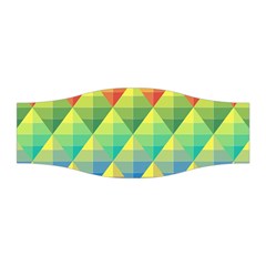 Background Colorful Geometric Stretchable Headband by Wegoenart