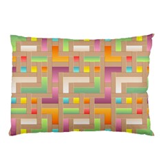 Abstract Background Colorful Pillow Case by Wegoenart