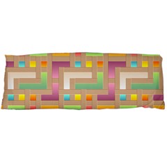 Abstract Background Colorful Body Pillow Case (dakimakura) by Wegoenart