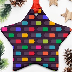 Background Colorful Geometric Ornament (Star)