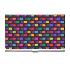 Background Colorful Geometric Business Card Holder