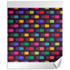 Background Colorful Geometric Canvas 16  x 20 