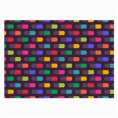 Background Colorful Geometric Large Glasses Cloth (2-Side)