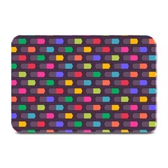 Background Colorful Geometric Plate Mats