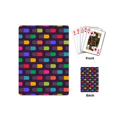 Background Colorful Geometric Playing Cards (Mini)