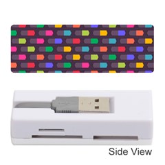 Background Colorful Geometric Memory Card Reader (Stick)