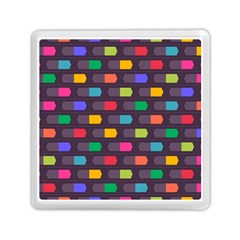 Background Colorful Geometric Memory Card Reader (Square)