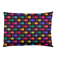 Background Colorful Geometric Pillow Case (Two Sides)