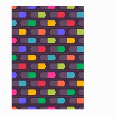 Background Colorful Geometric Large Garden Flag (Two Sides)