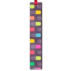 Background Colorful Geometric Large Book Marks