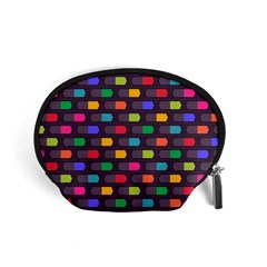 Background Colorful Geometric Accessory Pouch (Small)