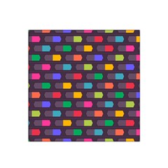 Background Colorful Geometric Satin Bandana Scarf