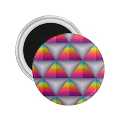 Trianggle Background Colorful Triangle 2 25  Magnets by Wegoenart