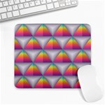 Trianggle Background Colorful Triangle Large Mousepads Front