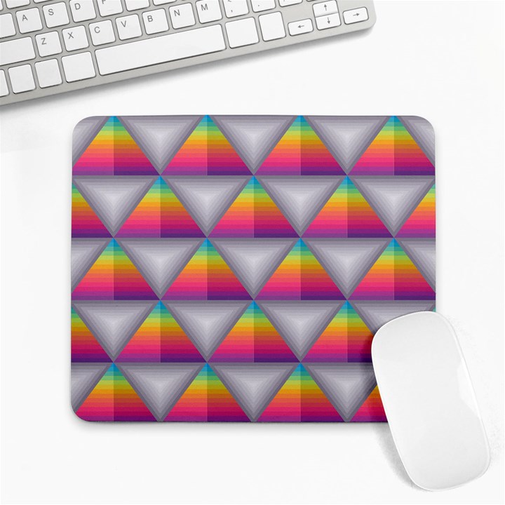 Trianggle Background Colorful Triangle Large Mousepads