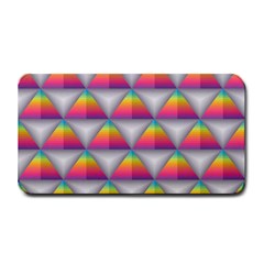 Trianggle Background Colorful Triangle Medium Bar Mats by Wegoenart