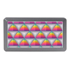 Trianggle Background Colorful Triangle Memory Card Reader (mini) by Wegoenart