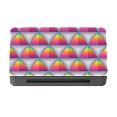 Trianggle Background Colorful Triangle Memory Card Reader With Cf by Wegoenart