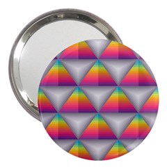 Trianggle Background Colorful Triangle 3  Handbag Mirrors by Wegoenart