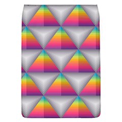 Trianggle Background Colorful Triangle Removable Flap Cover (l) by Wegoenart