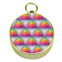 Trianggle Background Colorful Triangle Gold Compasses by Wegoenart