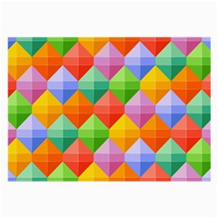 Colorful Geometric Large Glasses Cloth by Wegoenart