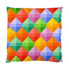 Colorful Geometric Standard Cushion Case (one Side)