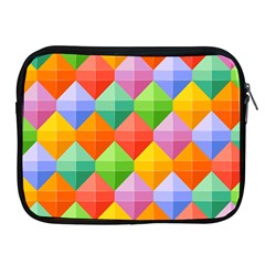 Colorful Geometric Apple Ipad 2/3/4 Zipper Cases by Wegoenart