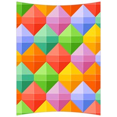 Colorful Geometric Back Support Cushion by Wegoenart