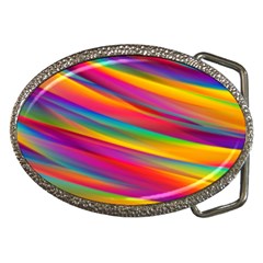 Colorful Background Belt Buckles by Wegoenart