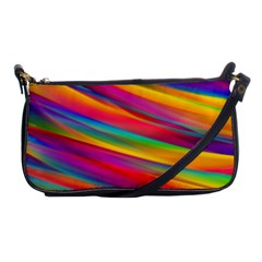 Colorful Background Shoulder Clutch Bag by Wegoenart