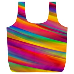 Colorful Background Full Print Recycle Bag (xl) by Wegoenart