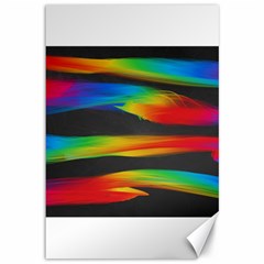 Abstarct Pattern Colorful Background Canvas 12  X 18  by Wegoenart