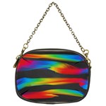 Abstarct Pattern Colorful Background Chain Purse (One Side) Front