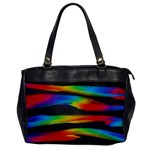 Abstarct Pattern Colorful Background Oversize Office Handbag Front