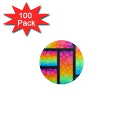 Background Colorful Abstract 1  Mini Magnets (100 Pack)  by Wegoenart