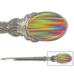 Colorful Background Pattern Letter Opener by Wegoenart