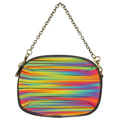 Colorful Background Pattern Chain Purse (one Side)